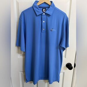 FootJoy Light Blue Polo Shirt “Tuscawilla Country Club”, Golf Shirt, Polo shirt